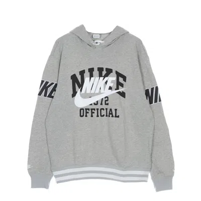Nike Men's Lightweight Hooded Sweatshirt Trend Fit Po Hoodie Gray Heather