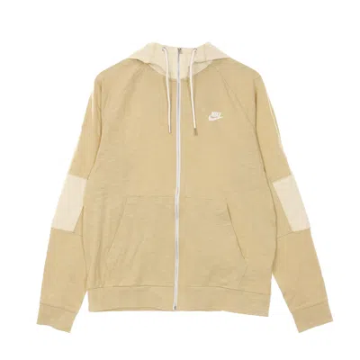 Nike Men's Lightweight Zip Hoodie Sweatshirt M Sportswear Modern Full Zip Lightweight Hoodie Mix Grain/co In Neutral