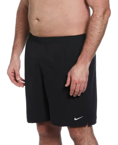 Nike Men's Logo Hybrid Swim Shorts In Black