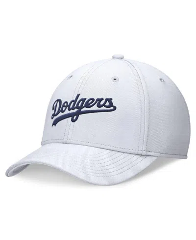 Nike Men's Los Angeles Dodgers Evergreen Performance Flex Hat In White
