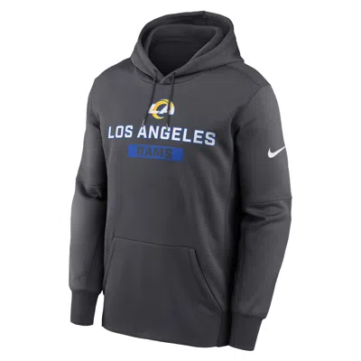Nike Men's Los Angeles Rams Toss Sweep Menâs  Therma Nfl Pullover Hoodie In Blue