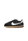 Nike Men's Cortez Leather Shoes In Black/white/gum Med Brown/sesame
