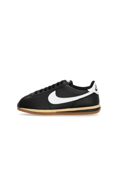 NIKE MEN'S LOW SHOE CORTEZ BLACK/WHITE/GUM MED BROWN/SESAME