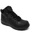 Nike Men's Manoa Leather Boots From Finish Line In Black