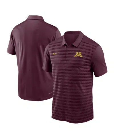 Nike Men's Maroon Minnesota Golden Gophers 2024 Sideline Victory Coaches Performance Polo In Maroon,gold