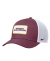 Nike Men's Maroon Minnesota Golden Gophers 2025 On-field Rise Trucker Performance Adjustable Hat In Burgundy