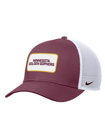 Nike Men's Maroon Minnesota Golden Gophers 2025 On-field Rise Trucker Performance Adjustable Hat In Burgundy