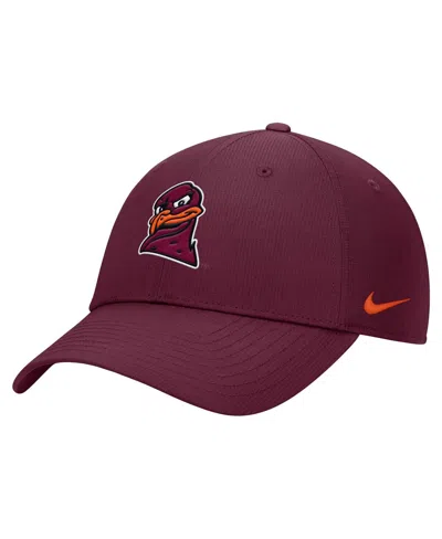 Nike Men's Maroon Virginia Tech Hokies 2025 On-field Club Performance Adjustable Hat In Burgundy