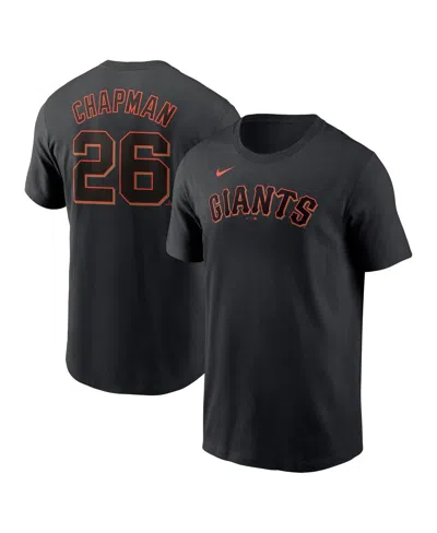 Nike Men's Matt Chapman Black San Francisco Giants Fuse Name Number T-shirt
