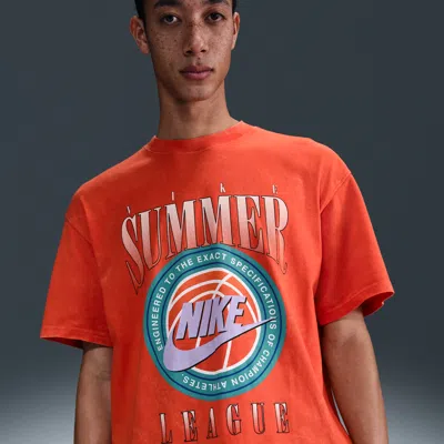 Nike Men's Max90 Basketball T-shirt In Red