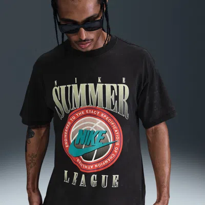 Nike Men's Max90 Basketball T-shirt In Black