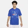 Nike Men's Max90 Basketball T-shirt In Blue