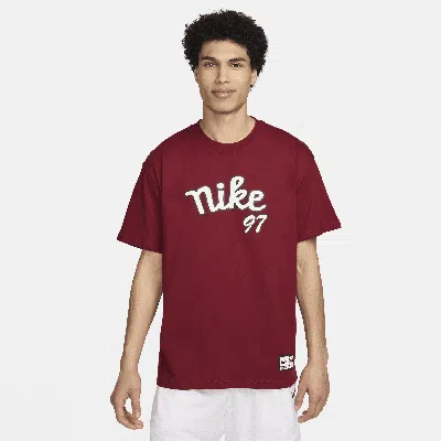 Nike Men's Max90 Basketball T-shirt In Red