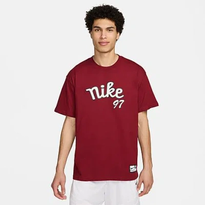 Nike Men's Max90 Basketball T-shirt In Team Red