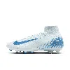 Nike Men's Mercurial Superfly 10 Elite Ag-pro High-top Soccer Cleats In Blue