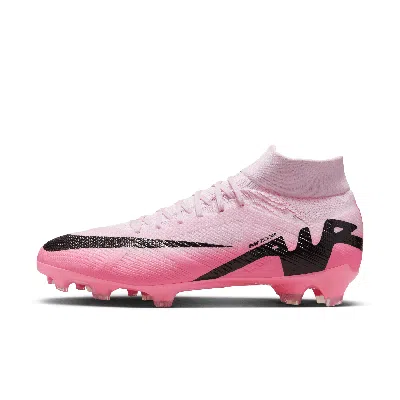 Nike Men's Mercurial Superfly 9 Pro Fg High-top Soccer Cleats In Pink