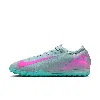 Nike Men's Mercurial Vapor 16 Pro Tf Low-top Soccer Shoes In Grey