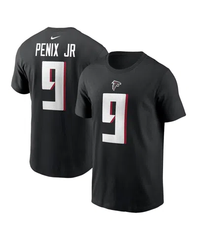 Nike Men's Michael Penix Jr. Black Atlanta Falcons 2024 Nfl Draft First Round Pick Name Number T-shirt
