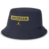 Nike Men's Michigan Apex Jordan Brand College Bucket Hat In Black