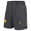 Nike Men's Michigan Primetime Victory Primary Logo Menâs Jordan Brand Dri-fit College Shorts In Gray