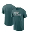 Nike Men's Midnight Green Philadelphia Eagles Air Essential T-shirt In Green