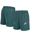 Nike Men's Midnight Green Philadelphia Eagles Blitz Victory Performance Shorts In Green
