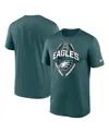 Nike Midnight Green Philadelphia Eagles Legend Icon Performance T-shirt In Green