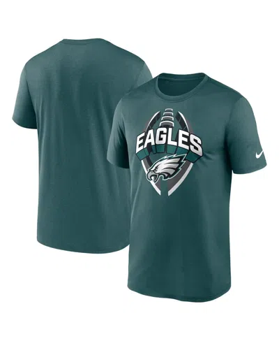 NIKE MEN'S MIDNIGHT GREEN PHILADELPHIA EAGLES LEGEND ICON PERFORMANCE T-SHIRT