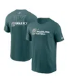 Nike Men's Midnight Green Philadelphia Eagles Outline T-shirt