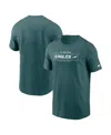 Nike Midnight Green Philadelphia Eagles Primetime Local Essential T-shirt In Green