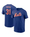 Nike Men's Mike Piazza Royal New York Mets Fuse Name Number T-shirt In Blue