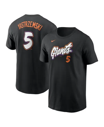 Nike Men's Mike Yastrzemski Anthracite San Francisco Giants 2025 City Connect Fuse Name Number T-shirt