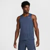 Nike Men's Miler Dri-fit Running Tank Top In Blue
