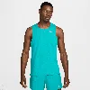 Nike Men's Miler Dri-fit Running Tank Top In Green