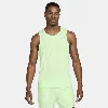 Nike Men's Miler Dri-fit Running Tank Top In Green