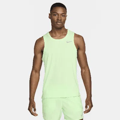 Nike Men's Miler Dri-fit Running Tank Top In Green