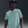 Nike Men's Miler Dri-fit Uv Short-sleeve Running Top In Blue