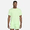 Nike Men's Miler Dri-fit Uv Short-sleeve Running Top In Green