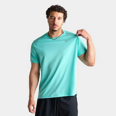 Nike Men's Miler Dri-fit Running T-shirt In Blue