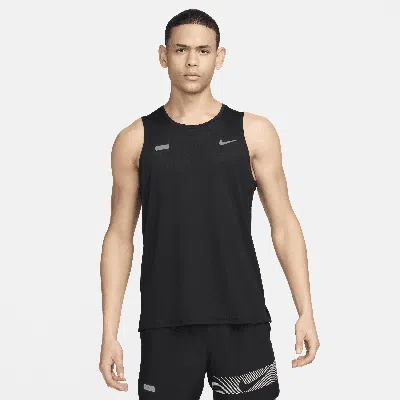 Nike Men's Miler Flash Running Tank Top In Black