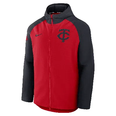 Nike Men's Minnesota Twins Authentic Collection Menâs  Therma Mlb Full-zip Jacket In Red