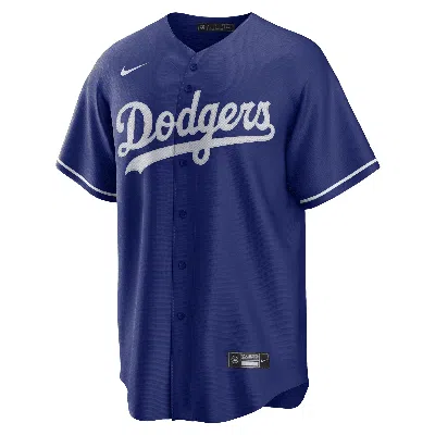 Nike Men's Mlb Los Angeles Dodgers Replica Baseball Jersey In Blue