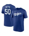 Nike Toddler Los Angeles Dodgers Name And Number Player T-shirt - Mookie Betts In Royal