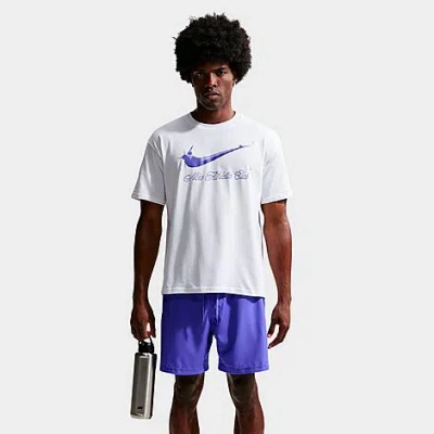 Nike Men's N. A.c. Glitz Graphic T-shirt In White