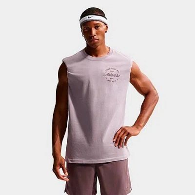 Nike Men's N. A.c. Grit Graphic T-shirt In Purple