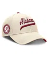 Nike Alabama Crimson Tide Primetime True  Men's Dri-fit College Fitted Hat In Natural