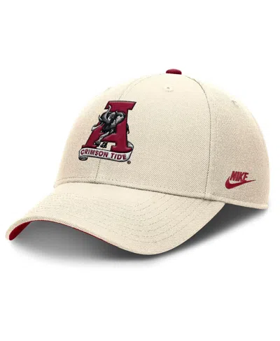 Nike Men's Natural Alabama Crimson Tide Rise Legacy Adjustable Hat In Brown