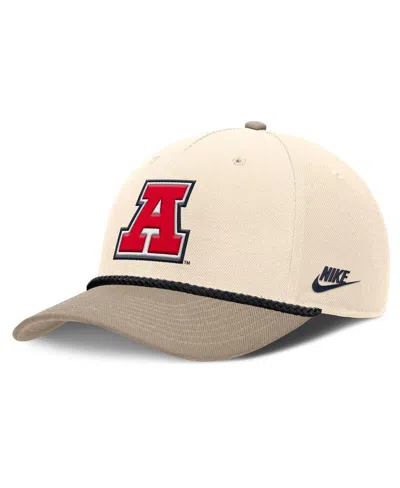 Nike Men's Natural Arizona Wildcats Rise Legacy Throwback Logo Adjustable Hat In Brown