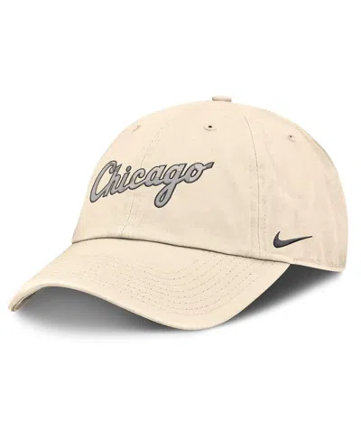 Nike Men's Natural Chicago White Sox Camo Pack Club Adjustable Hat In Brown