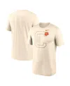 Nike Natural Clemson Tigers Campus Shadow Legend Performance T-shirt In Neutral